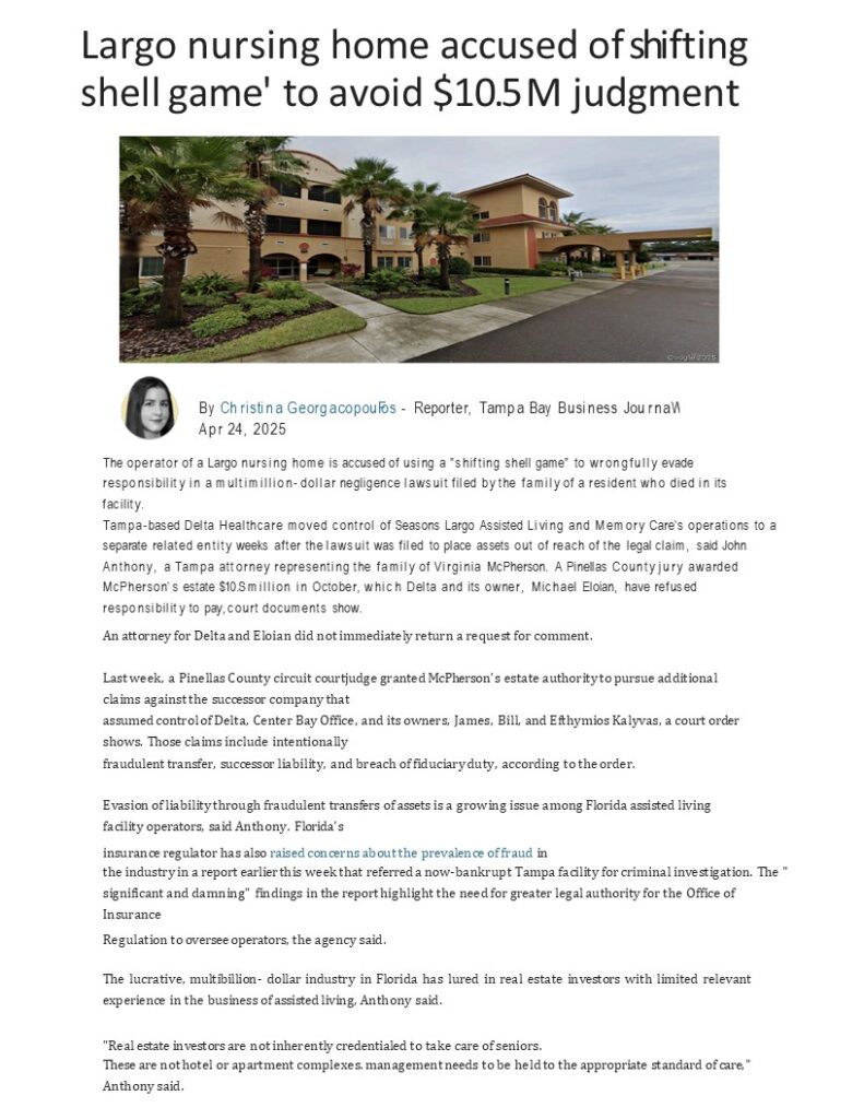 Largo nursing home operator faces fraud...0