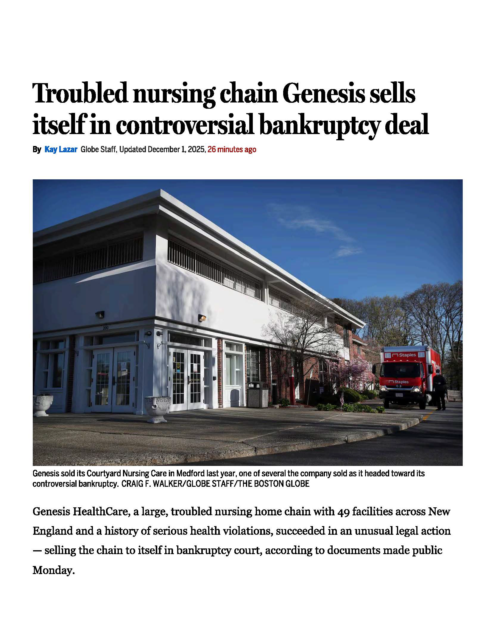 Boston Globe - Genesis Healthcare (Includes JAA Quotes)_Page_1